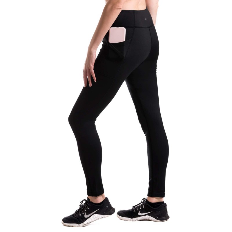 Yogipace,Side Pockets,Tall Women's Water Resistant Thick Thermal Fleece Lined Leggings