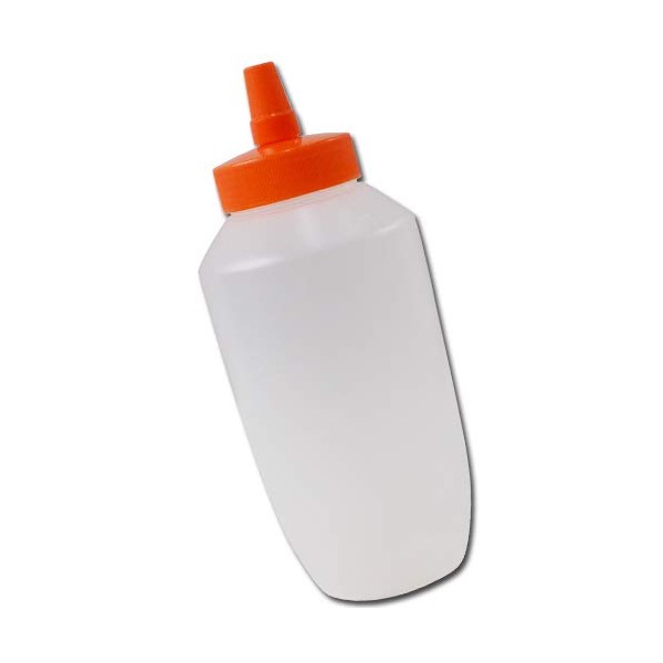 Honey Container, 25.3 fl oz (740 ml) (Orange Cap) | Honey Container (honey container) for commercial lotions and condiments in small portions is a large size honey bottle