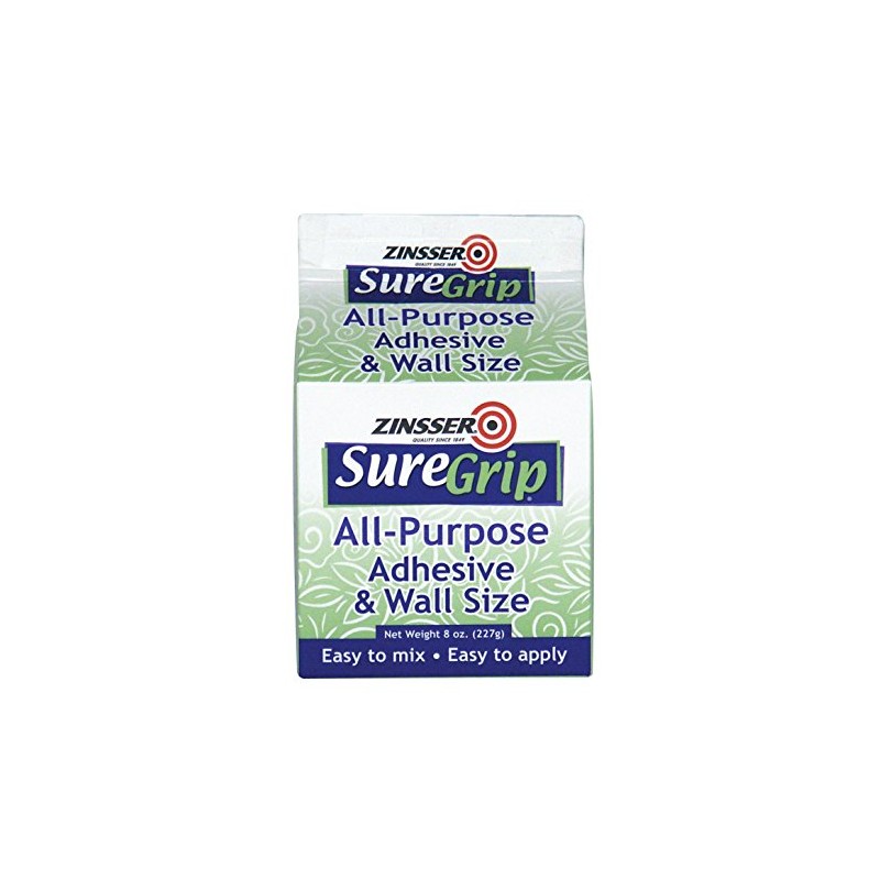 8 oz Zinsser 62008 Zinsser, SureGrip Starch-Based Adhesive and Wall