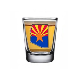 Rogue River Tactical Arizona State Flag Outline Shot Glass Gift For AZ