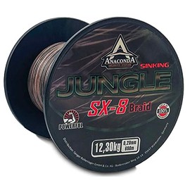 Saenger Unisex - Adult Anaconda AC Jungle SX-8 Braid Sinking 600 m 0.22 mm/13.75 kg