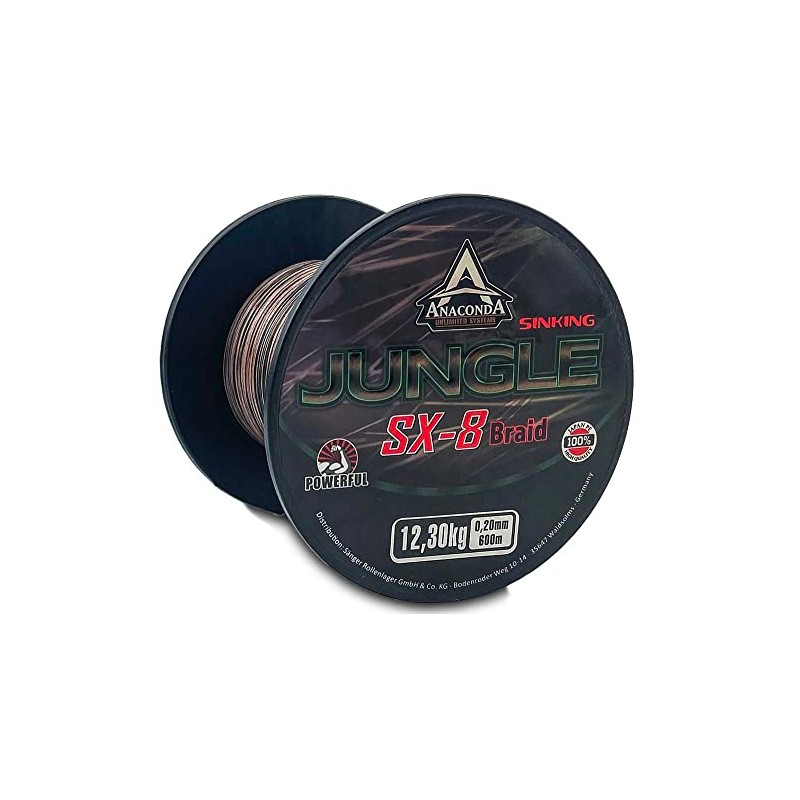 Saenger Unisex - Adult Anaconda AC Jungle SX-8 Braid Sinking