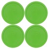 Pyrex 7402-PC Green Round 6/7 Cup Plastic Storage Lid, Made