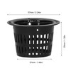 50PCS Planting Basket Mesh Pot Round Plant Grow Hydroponic Containers