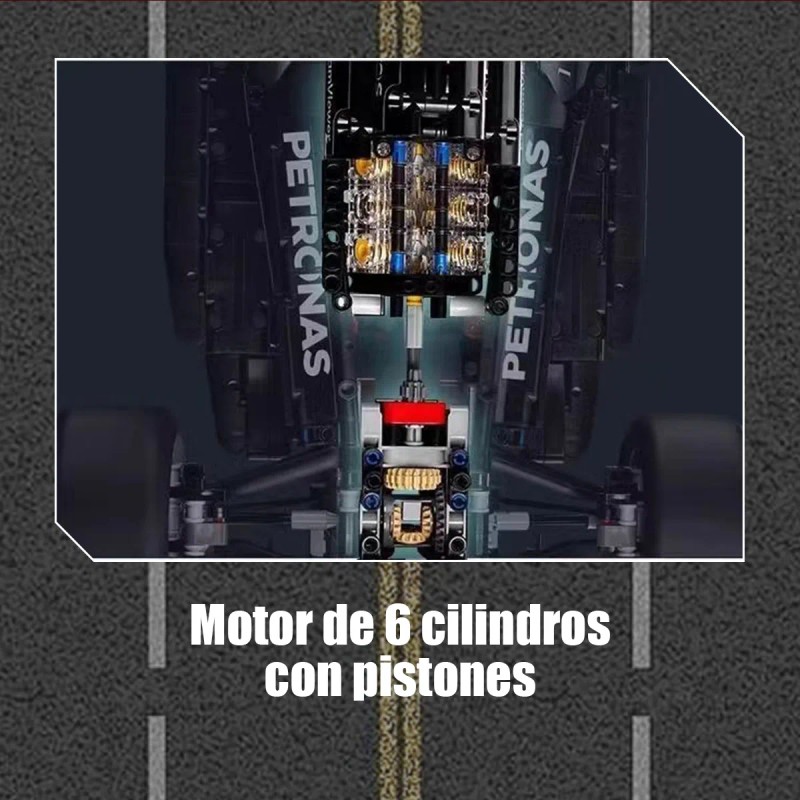 Juego De Bloques Construcción Deportivos F1 Y Carreras 1:8 1642