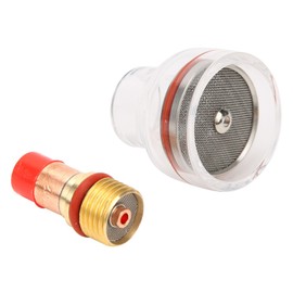 WP Torch Kit Welding Torch Gas Lens Collet Glass Cup for WP-17/18/26, Arc Welding Torch Glass Cup Stubby Gas Lens Collet Body and Glass Cup Torch Welding Accessories