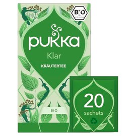 Pukka Organic Herbal Tea "Klar" | Fennel, Aloe Vera, Peppermint, Dandelion and Nettle | 20 Tea Bags