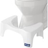 Squatty Potty Simple Curve Bathroom Toilet Stool 7" White