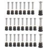 uxcell 26 Pairs M6 Neoprene Well Nuts with Stainless Steel