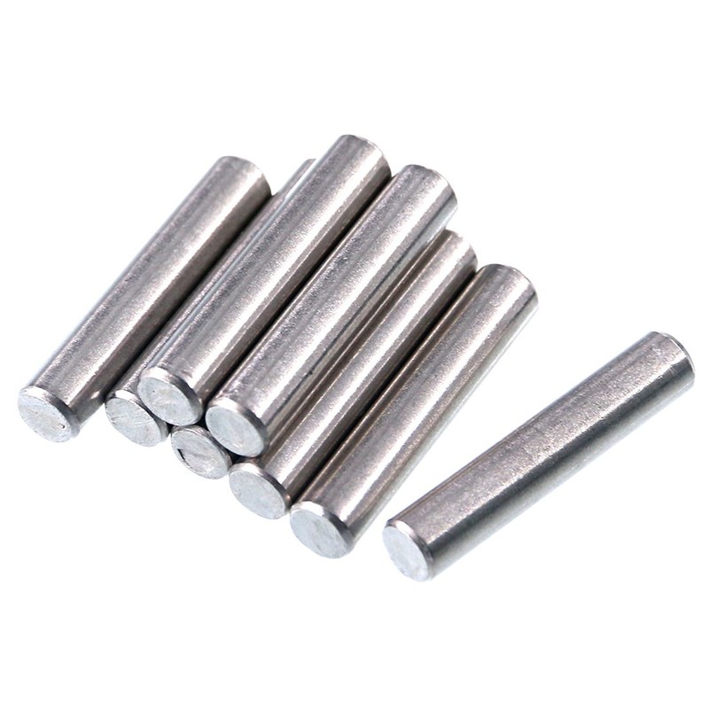 Swpeet 50Pcs 5mm x 25mm Dowel Pin Shelf Support Pegs,