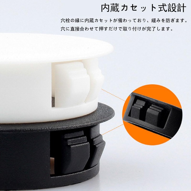 WANDEHO End Caps, Pipe Caps, Outer Diameter 1.1 inches (28