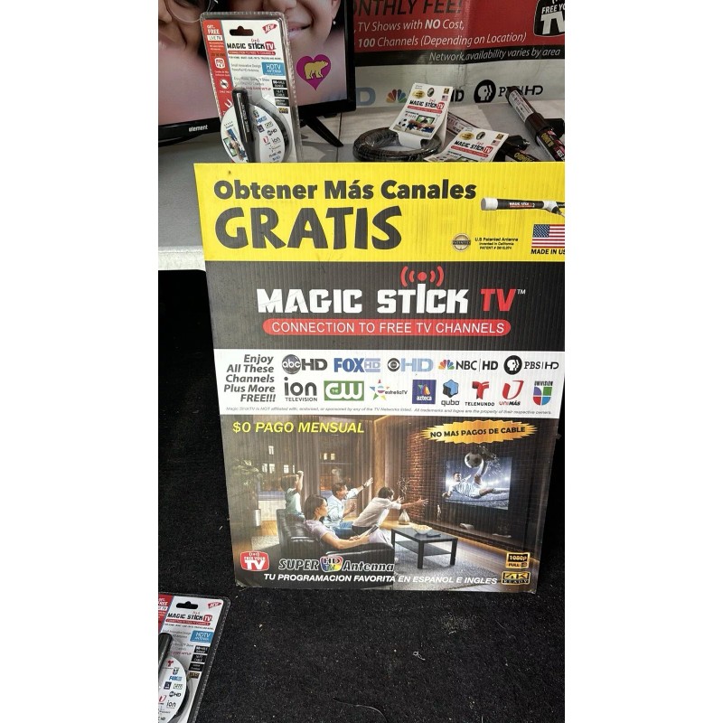 Magic Stick TV TV Antenna HDTV HD Digital Channels w/