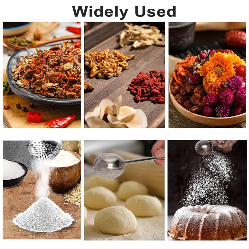 2 pcs Baker's Dusting Wand for Baking, Long Handle Tea