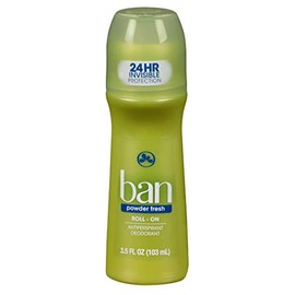 Ban Deodorant 3.5 Ounce Roll-On Powder Fresh (103ml) (6 Pack)