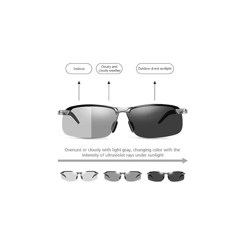 Kryoflare Polarized Photochromic Sunglasses, Sports Glasses, Day Night Driving Eyewear,