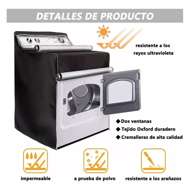 Fundas para Lavadoras Funda De Protección Solar Impermeable Universal Para