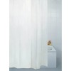 Fabric Bathroom Shower Curtain Plain White 180 x 220 cm