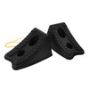 PACKOVE 2pcs Heavy Duty Wheel Chocks for Vehicle Stabilization Trailers Rvs Trucks Compact Tire Blocks for Parking Maintenance Non- Design for Maximum