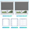 Allesin Motorized Roller Blinds with Remote Control for Windows, Blackout