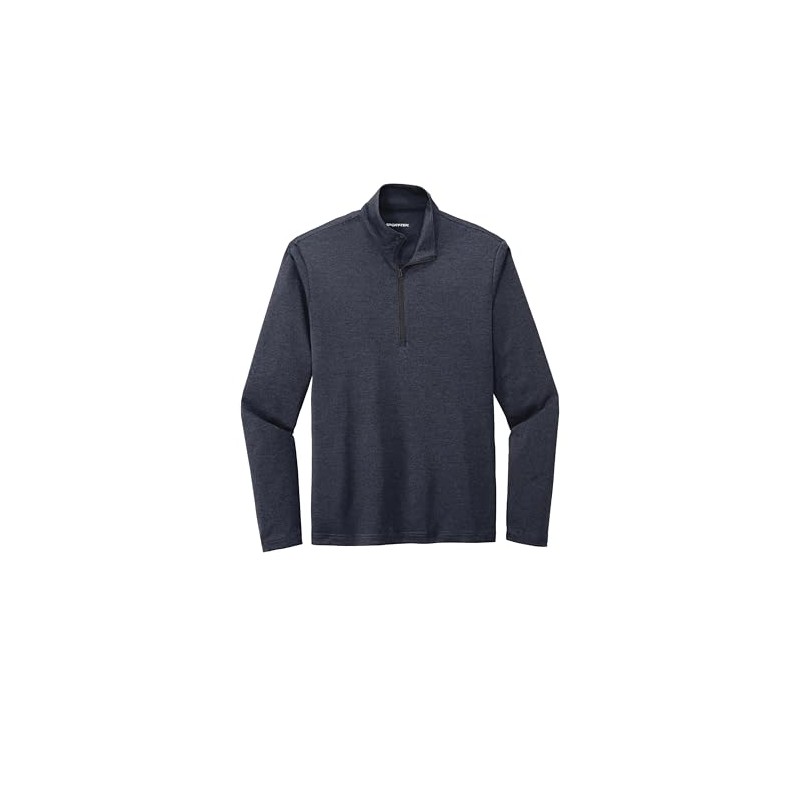 SPORT-TEK Endeavor 1/2-Zip Pullover ST469, Deep Navy Heather, Large