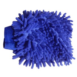 Lab88 Microfiber House Cleaning and Car Wash Glove Mitts - Double Sided Chenille Microfiber Glove - FITS Adult Hand -Dynamic Microfiber Cleaning Cloth Mitten (Multi-Color, 3-Pack)