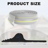 Storystore 17 FT Universal Garage Door Bottom Threshold Seal Strip,