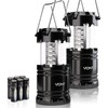 2 Pack LED Lantern Flashlights - Camping Lantern - Collapses