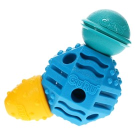 GURU Pet: Treat Station - Large - Dog Toy, Treat Dispensing Puzzle, Interactive Challenge Chew, Durable Multi-Textured Modules Connect Or Separate