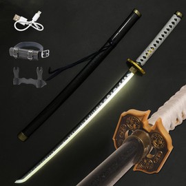 Plastic Vergil Sword Yamato,Devil May Cry,Anime Original Texture,1:1 Restore,Vergil Role Play Accessories,Blades Can be Lighted,Used for Collection and Role-Playing