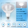 Zorykn LED PAR30 Outdoor Flood Light Bulbs,Dusk to Dawn LED