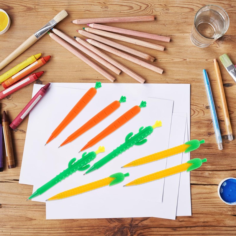 12Pcs Cartoon Mechanical Pencils Design for Writing Drawing Drafting Includes