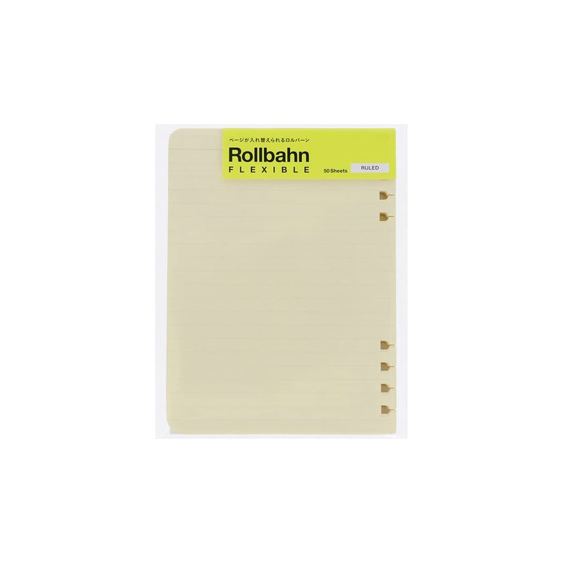 Delphonics Rolburn Flexible Refill Ruled M (Cream) 2-Piece Set of