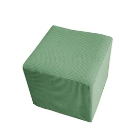 ZeugLung Ottoman Cover Square, Ottoman Slipcover, Small Footstool Covers, Stretch Cube Footrest Slip Covers,16x16 18x18