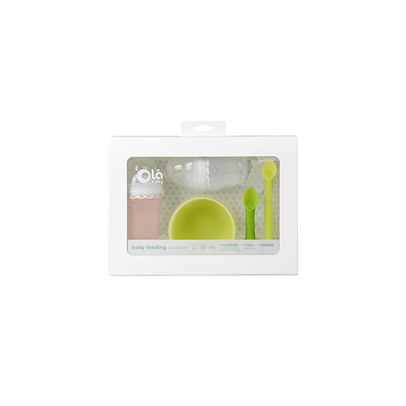 Olababy Essential Feeding Gift Set (Coral)
