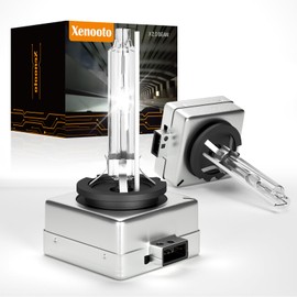 Xenooto for Dodge Dart Charger HID Xenon Headlight Bulbs D3S 2013 2014 2015 2016, SE Limited SXT High Low Dual Beam Bi-Xenon Lights, 6000K Bright White 35W OEM D3SC1 Replacement, 2-Pack