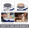LEOLIO 2 Pcs 12 Inch Pottery Wheel Bats, Thick Clay