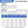 12V 고속 선형 액추에이터 - 2인치 스트로크 66파운드/300N 1.77인치/s 속도
