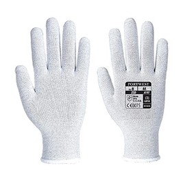 Portwest A197 Antistatic Shell Glove Grey, Medium