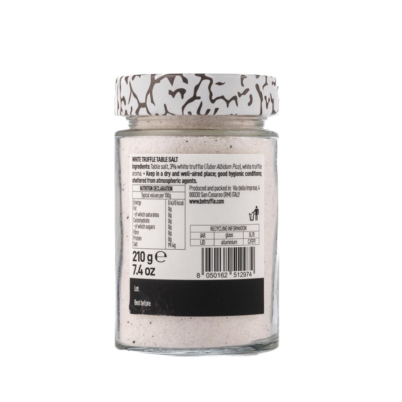Be Truffle - White Truffle Table Salt - 100% Made