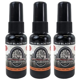 BluntPower 1.5oz High Concentrated Air Freshener, 3 Packs (Polo Black Type)