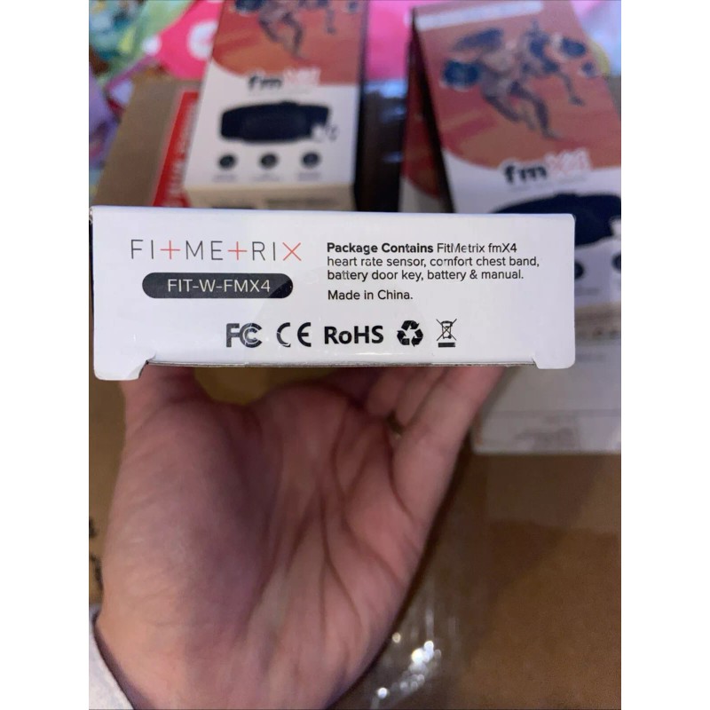 FITMETRIX HEART RATE SENSOR, fmX4 Bluetooth, App Compatible, Internal Memory