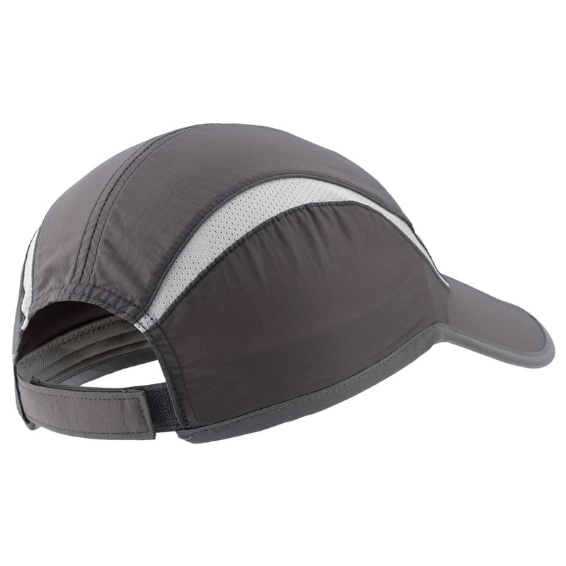 CONNECTILE Folding Mesh Sports Cap Reflective Stripe Breathable Runner Cap,