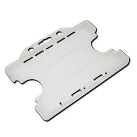 ID Card It Double Sided Id Card Pass Badge Holders - Clear (Pack of 5)