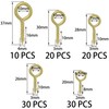 110 PCS Self Tapping Eye Screw Hooks Eye Bolts with