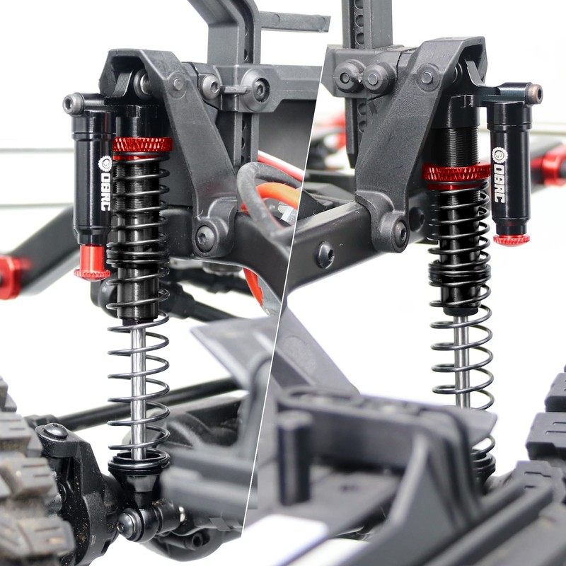 OGRC 100mm Aluminum Adjustable Piggyback Shock Absorber RC Damper for
