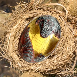 Lava Dragon Eggs for Gifts and Decorations, Crystal Resin Dragon Statue for Boys Men, Girls and Womens, Exquisite Unique Figurines for Birthday, Christmas, Thanksgiving and Anniversary-UK Patent