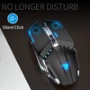 TENMOS T12 Wireless Gaming Mouse Rechargeable, 2.4G Silent Optical Wireless