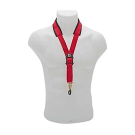BG COMFORT Red Strap Alto/Tenor Saxophone Metal Snap Hook S19MSH
