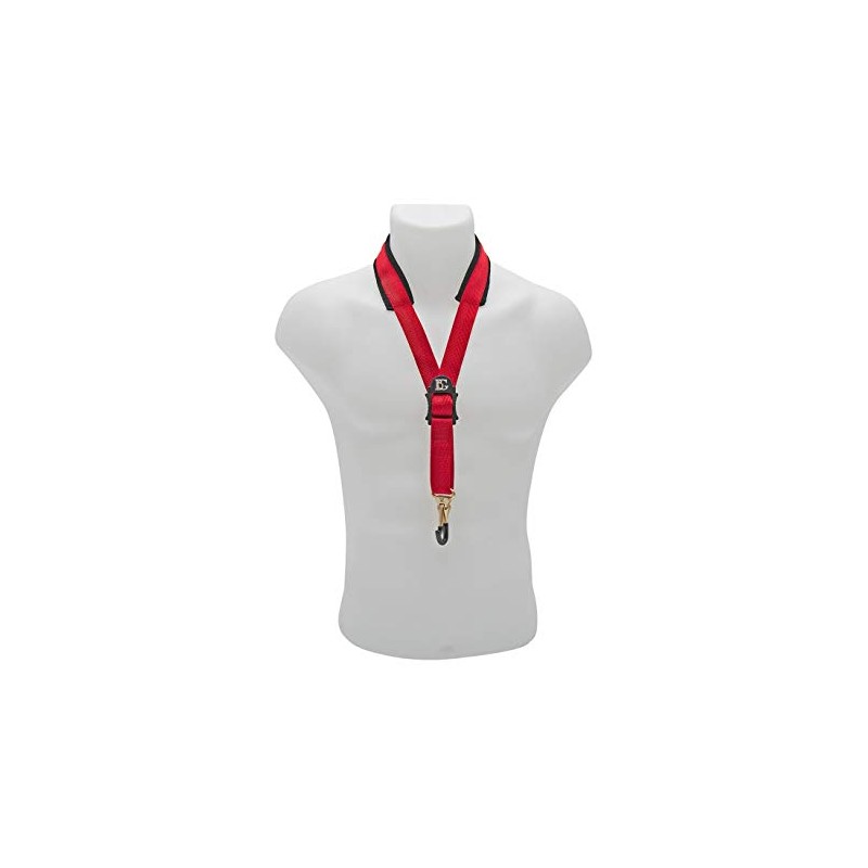 BG COMFORT Red Strap Alto/Tenor Saxophone Metal Snap Hook S19MSH