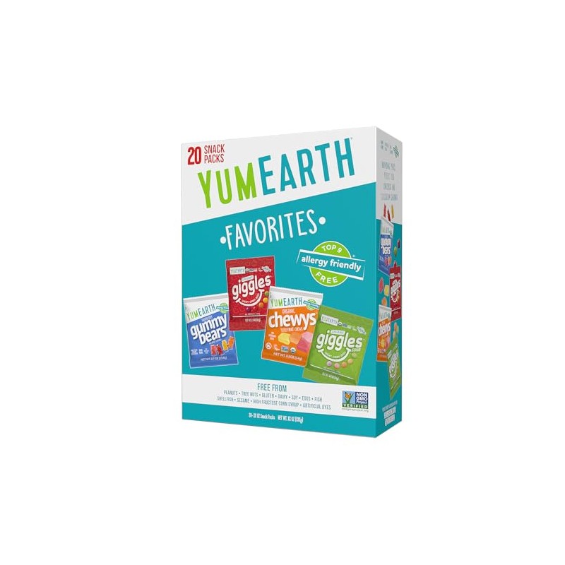 Fun Express 11 oz. YumEarth Organic Candy Favorites Snack Packs